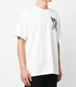 Y-3 White Brush GFX SS Tee