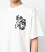 Y-3 White Brush GFX SS Tee