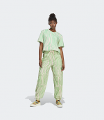 Adidas By Stella McCartney Pale Pink Green Woven Pants