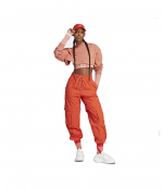 Adidas By Stella McCartney Pale Orange Short Sweatshirt