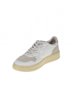 Autry 01 Low Suede White Sand