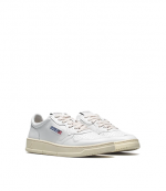 Autry 01 Low Leat White