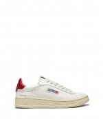 Dallas Low Man Leat White Red