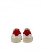 Dallas Low Man Leat White Red