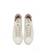 Dallas Low Man Leat White Red
