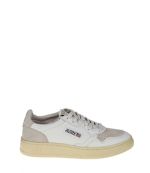 Autry 01 Low Suede White Sand