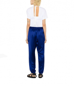 Y-3 Royal Blue Tech Silk Cuff Pants