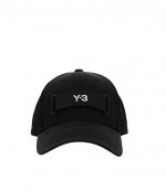 Y-3 BLK Webbing Cap