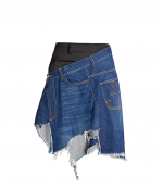 Distressed Hybrid Skirt