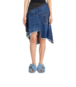 Distressed Hybrid Skirt
