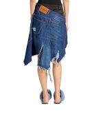 Distressed Hybrid Skirt