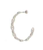 Silver Eight Nano Hoop