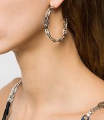 Silver Eight Nano Hoop