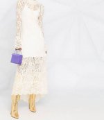 Ivory Long Robe Dress