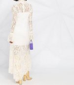 Ivory Long Robe Dress