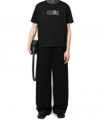 Black White Logo Tee