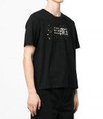 Black White Logo Tee