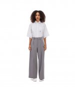 Grey Wide Leg Pants
