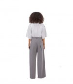Grey Wide Leg Pants
