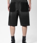 Black Denim Shorts