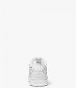 Optic White Black Logo Print Baxter Lace Up