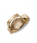 Piper Small Metallic Snake Embossed Leather Shoulder Bag