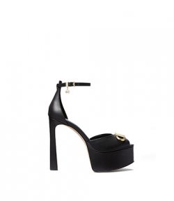 Martina Peep Toe Black Pump