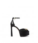 Martina Peep Toe Black Pump