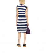 Nautical Stripes Midi Skirt