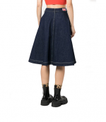 Denim A Line Skirt
