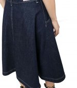 Denim A Line Skirt