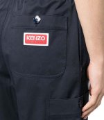 Dark Blue Cargo Jogger Pants