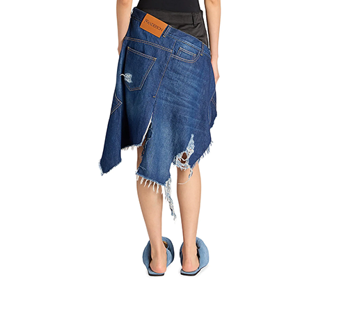 Distressed Hybrid Skirt