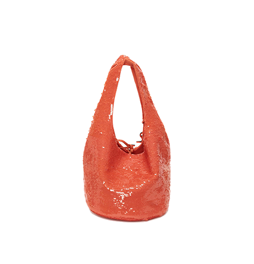 Mini Sequin Shopper Bag