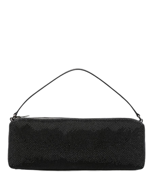 Heirese Flex Bag Black Rhinstones Handbag