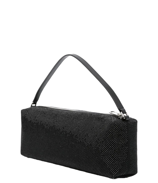 Heirese Flex Bag Black Rhinstones Handbag