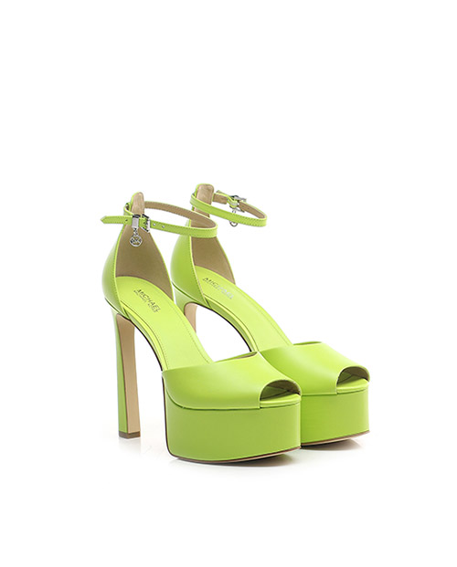 Martina Peep Toe Limeade Pump