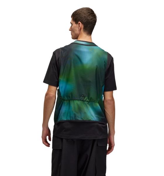 Green Aop Mesh Vest