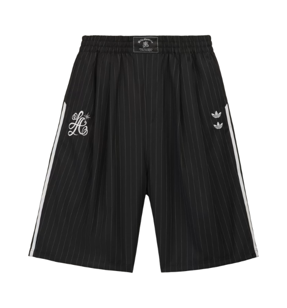 Black WC Pinstripe Shorts