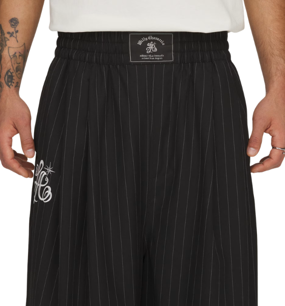 Black WC Pinstripe Shorts