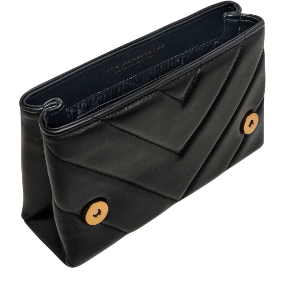 Black Leather Mini Kensington Kurt Bag