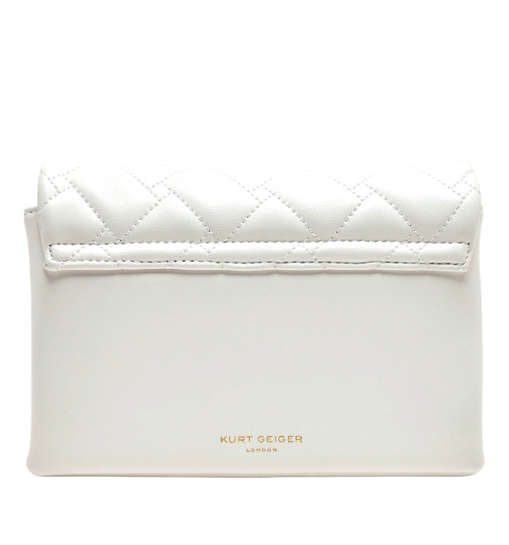 White Leather Mini Kensington Kurt Bag