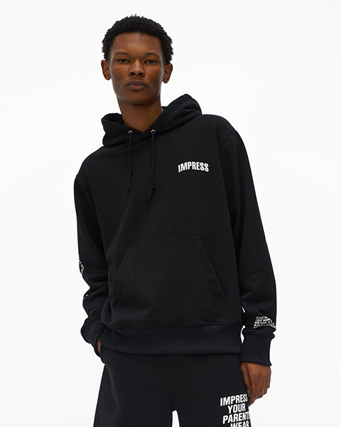 Impress Black Hoodie