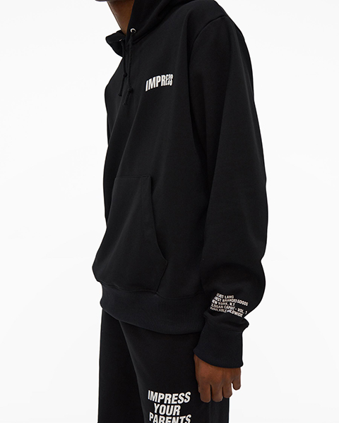 Impress Black Hoodie