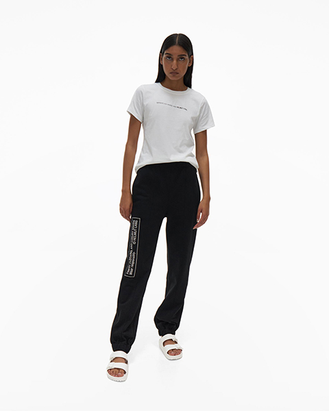 Impress W Tee Chalk White Cotton T-Shirt