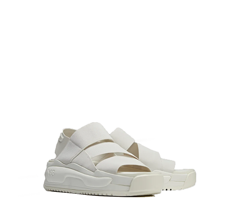 Y-3 White Rivalry Sandal