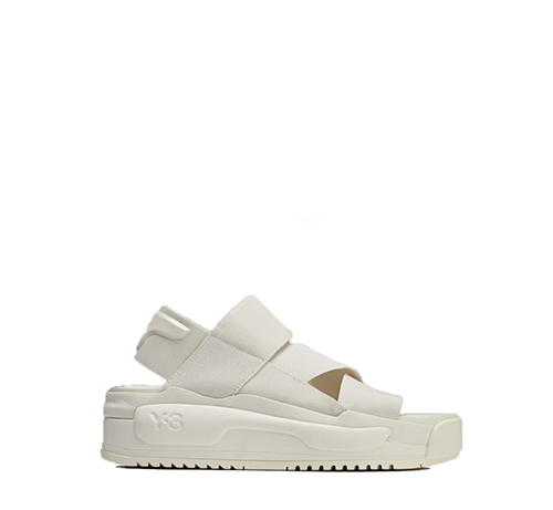 Y-3 White Rivalry Sandal