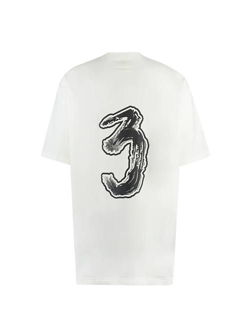 White Graphic Logo GFX Tee