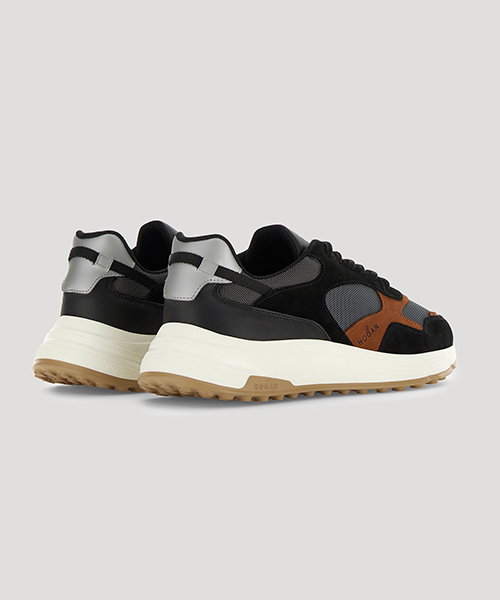 Hyperlight Black & Grey Sneaker