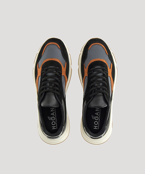 Hyperlight Black & Grey Sneaker